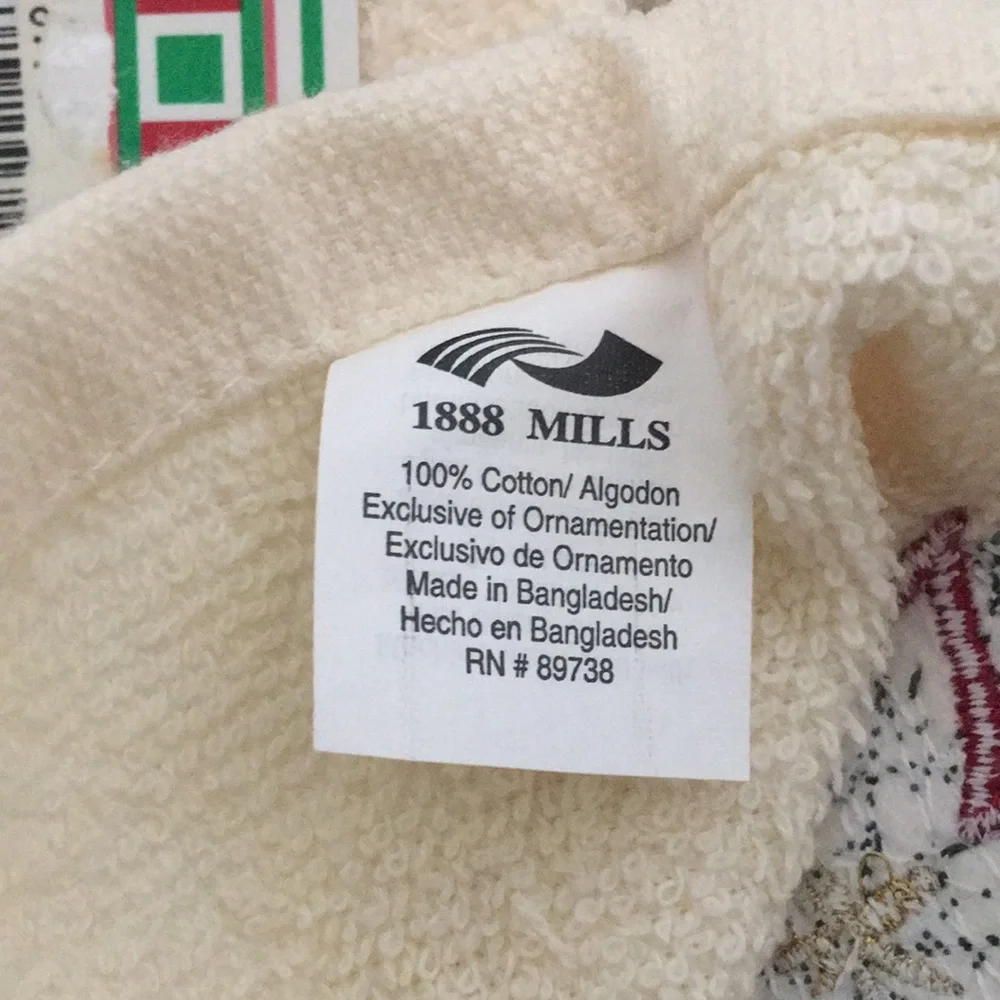 Holiday Christmas Poinsettia Finger towels.
